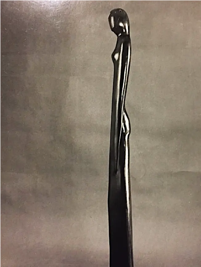 Harvey Fite’s slender ebony Abstract Figure