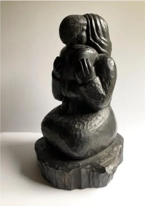 Harvey Fite’s carved Jamaican Mother and Child